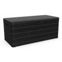Coffre en résine - jardin anthracite - 640L Dolomiti - Toomax