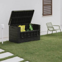 Coffre en résine - jardin anthracite - 970L Dolomiti - Toomax