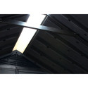 Abri de jardin en résine 4,59m² Newton 757 gris + plancher - Keter