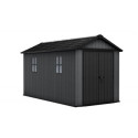 Abri de jardin en résine 8,57m² Newton 7513 gris + plancher - Keter