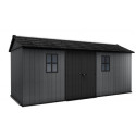 Abri de jardin en résine 11,2m² Newton 7517 gris + plancher - Keter