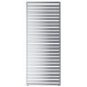 Panneau 90cm à ventelles fixes -  col gris clair - X-METAL
