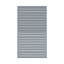 Panneau à ventelles 90cm en alu gris clair pour pergola 3x3m X-METAL