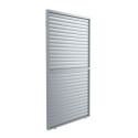 Panneau à ventelles 90cm en alu gris clair pour pergola 3x3m X-METAL
