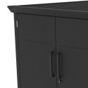 Abri pour 3 vélos avec rail coulissant X-METAL