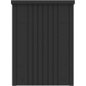 Armoire moderne extérieure en acier galvanisé anthracite Kosto X-METAL
