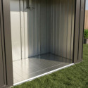 Armoire moderne extérieure en acier galvanisé anthracite Kosto X-METAL