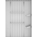 Lot de 2 étagères en acier galvanisé pour armoire Kosto X-METAL