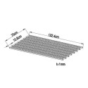 Plancher antidérapant de finition pour armoire de jardin Kosto X-Metal