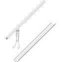 Rack de rangement de vélo pour abri vélo Kosto X-metal