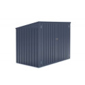 Coffre en métal - rangement - 2000L - gris - Chalet et Jardin