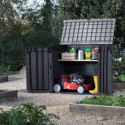 Coffre multifonctionnel - 880L  - en résine - noir - Keter
