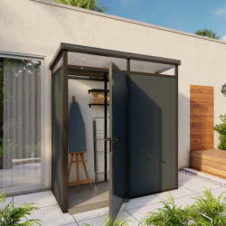 abri modulaire isolé 2m2 Everbox anthracite