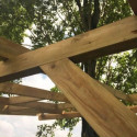 Toit de terrasse - 300x490cm - bois massif - Chalet et Jardin