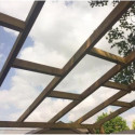 Toit de terrasse - 300x1040cm - bois massif - Chalet et Jardin