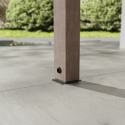 Helsinki pergola en bois et PC gris 300x340cm - Canopia by Palram