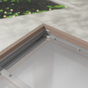 Helsinki pergola en bois et PC gris 300x535cm - Canopia by Palram