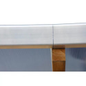 Toit de terrasse - 300x740cm - bois massif - avec toit - Chalet et Jardin