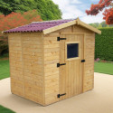Abri de jardin en bois 2,56m² + plancher - Habrita