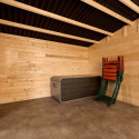 Abri de jardin en bois massif 16m² – madriers 28mm - Habrita