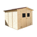 Abri en bois massif 5,76m² Habrita