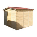 Abri en bois massif 5,76m² Habrita
