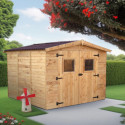 Abri en bois massif 5,76m² Habrita