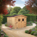 Abri en bois massif 5,76m² Habrita