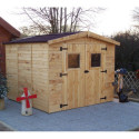Abri en bois massif 5,76m² Habrita