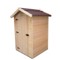 Abri en bois massif certifié 2,03m² - panneaux 16mm + plancher