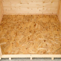 Abri en bois massif certifié 2,03m² - panneaux 16mm + plancher