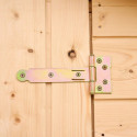 Abri en bois massif certifié 2,03m² - panneaux 16mm + plancher