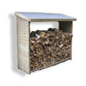 Abri range-bûches 2 stères en bois traité autoclave - Habrita
