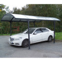 Carport 1 voiture 14,62m² en aluminium et polycarbonate 6mm ANTI-UV