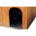 Niche à chien 1,17m² en bois FSC avec toit bitumé et plancher – HABRITA