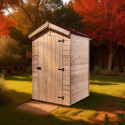 Toilettes sèches en bois massif FSC - panneaux 16mm + plancher - Habrita