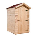 Toilettes sèches en bois massif FSC - panneaux 16mm + plancher - Habrita