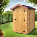 Toilettes sèches en bois massif FSC - panneaux 16mm + plancher - Habrita