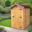 Toilettes sèches en bois massif FSC - panneaux 16mm + plancher - Habrita