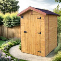 Toilettes sèches en bois massif FSC - panneaux 16mm + plancher - Habrita