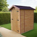 Toilettes sèches en bois massif FSC - panneaux 16mm + plancher - Habrita
