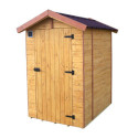 Toilettes sèches en bois massif FSC - panneaux 16mm + plancher - Habrita