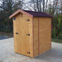 Toilettes sèches en bois massif FSC - panneaux 16mm + plancher - Habrita