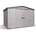 Abri de jardin en métal Fraser 10,9m² silver grey ABSCO