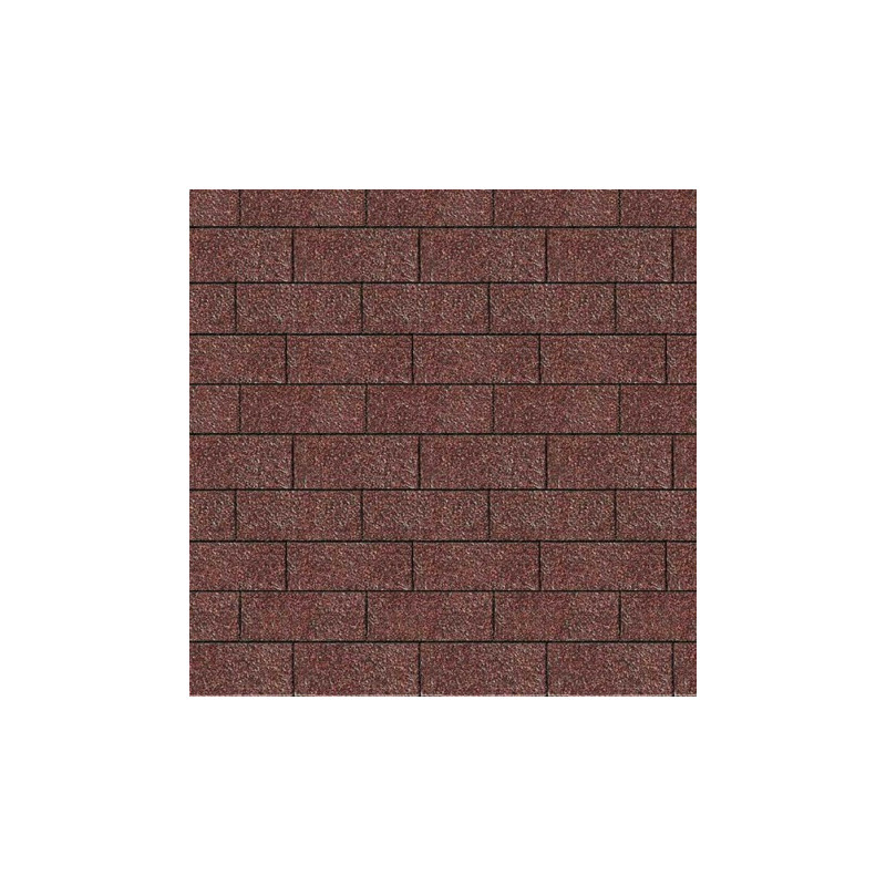 Shingle rouge pour abri bois Karibu
