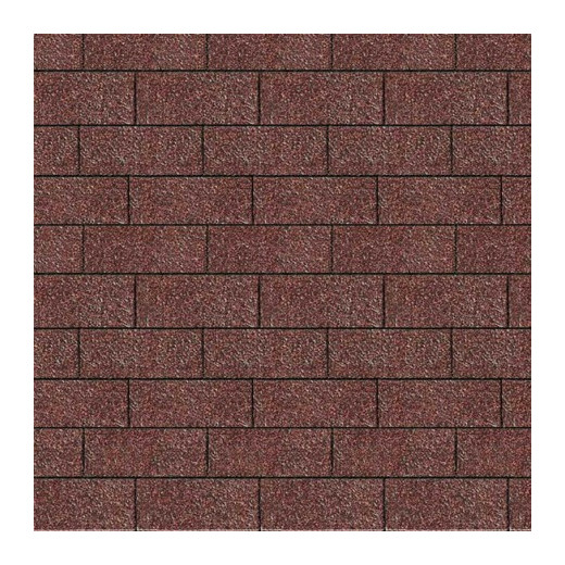 Shingle rouge pour abri bois Karibu