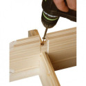 Garage en bois certifié 20,78m² - madriers 40mm – Karibu