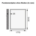 Abri de jardin adossé en bois certifié 6,42m² Juist 4 - Karibu