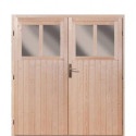 Abri adossé Juist 2 en bois certifié 3,28m² - Karibu