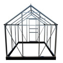 Serre de jardin 3,8 m² en aluminium et verre horticole Popular - Halls